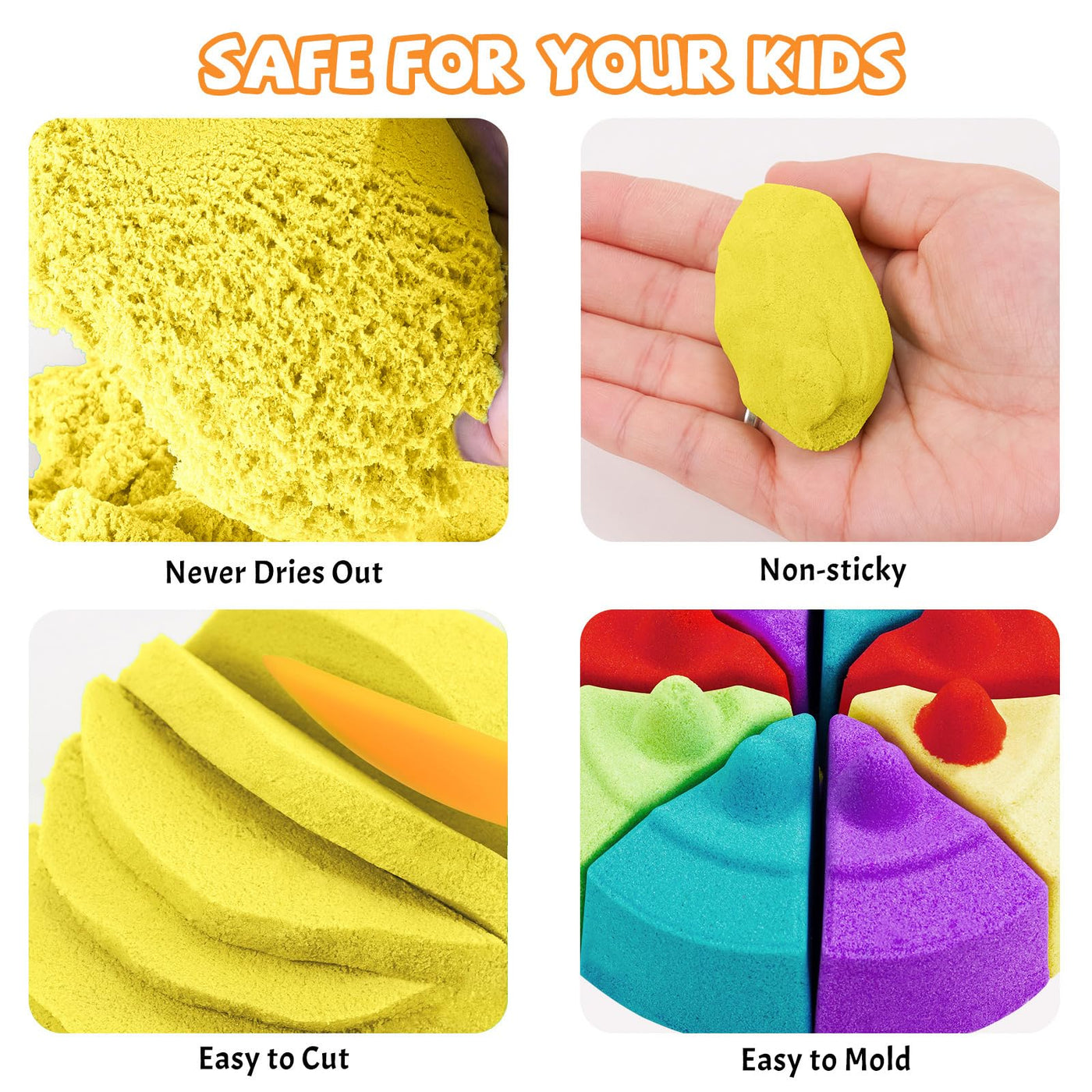 2.2 Lbs Flexisand (Yellow) - FlexiSand.Fun
