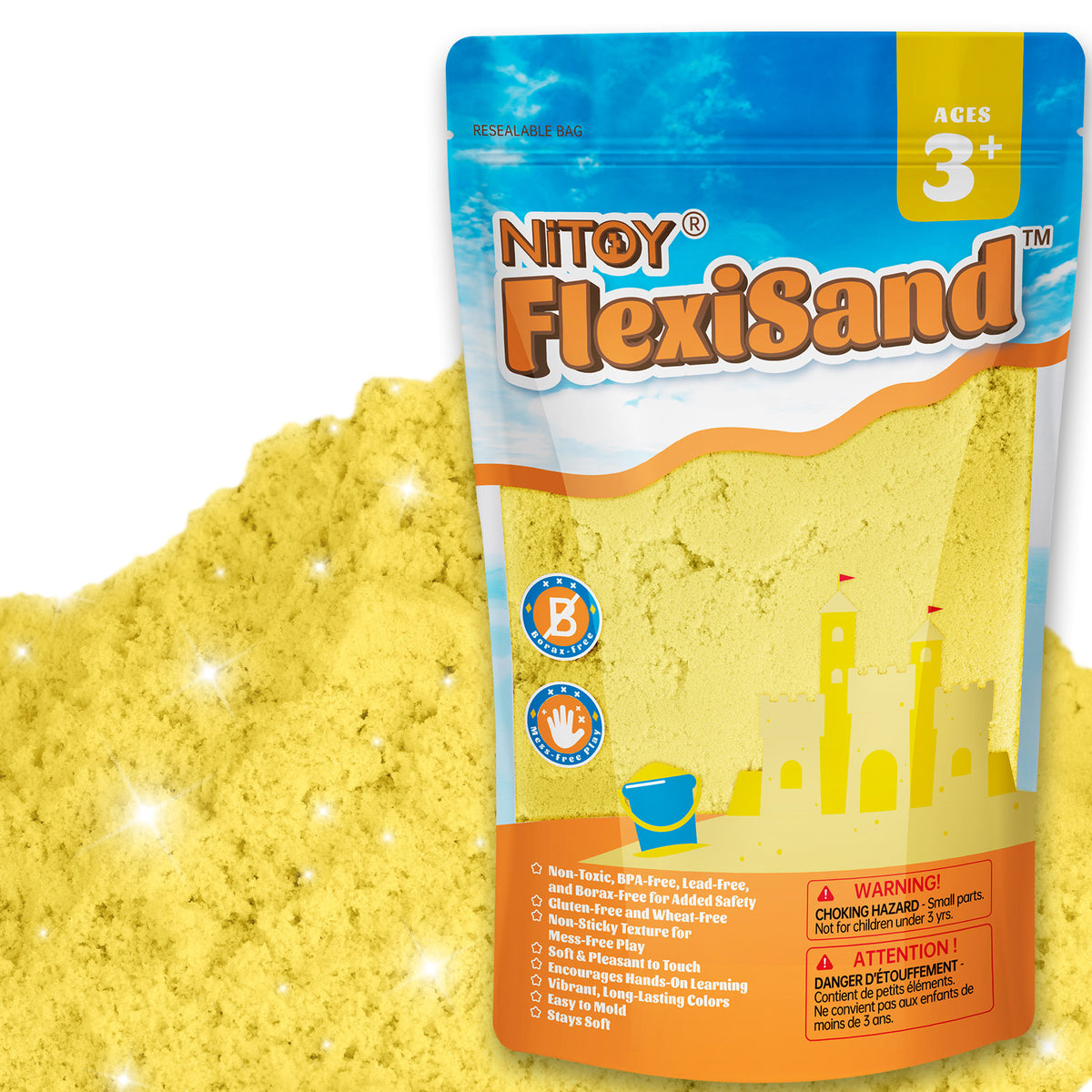 2.2 Lbs Flexisand (Yellow)