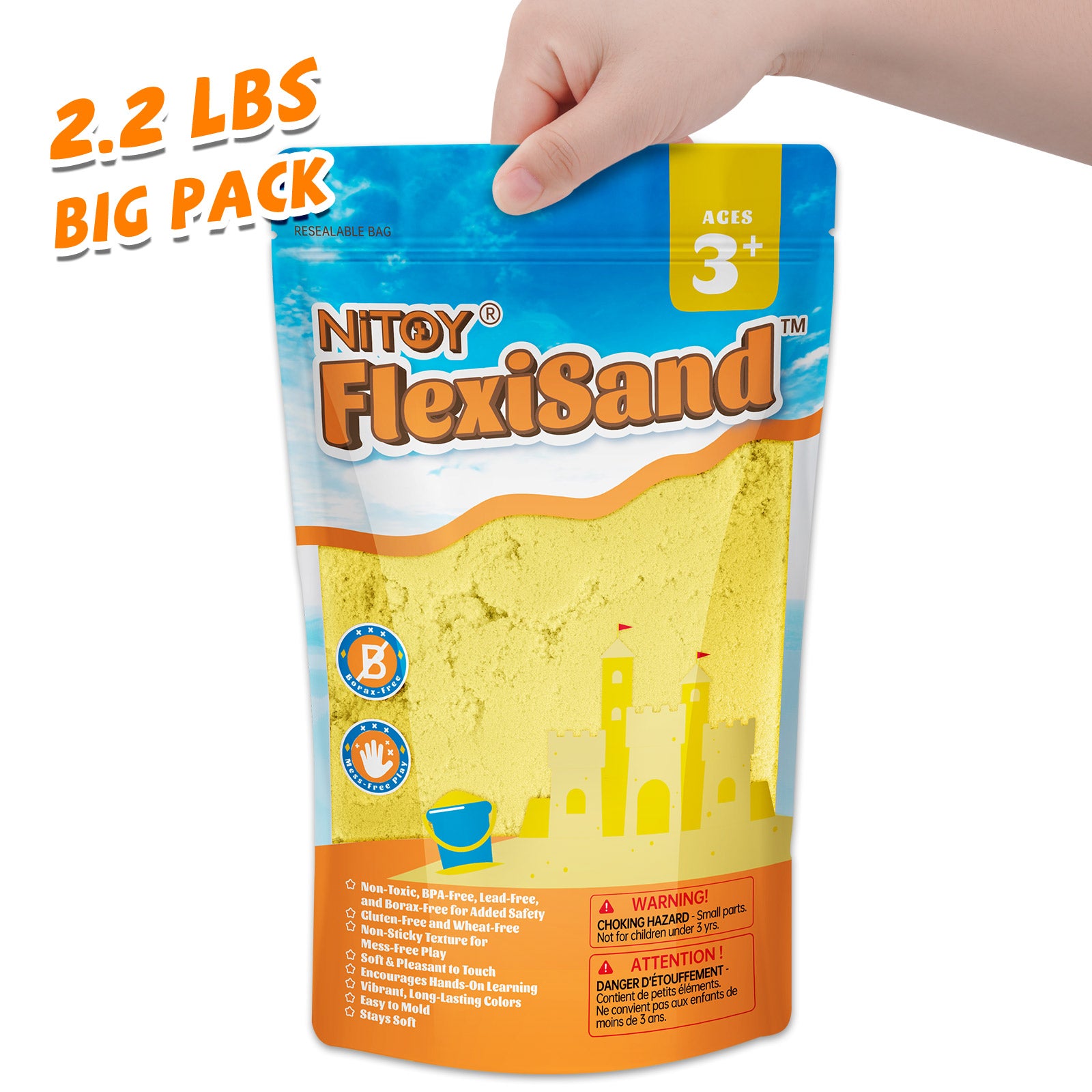 2.2 Lbs Flexisand (Yellow)