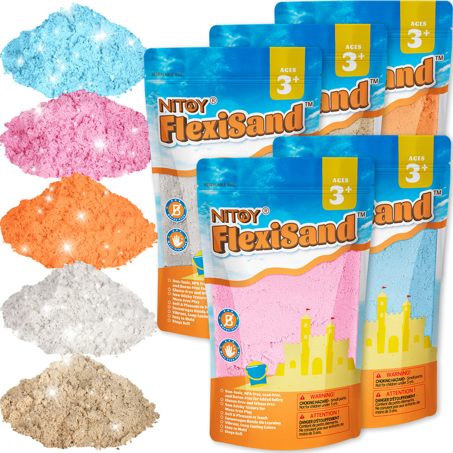 11 Lbs Flexisand (5 Light Colors)