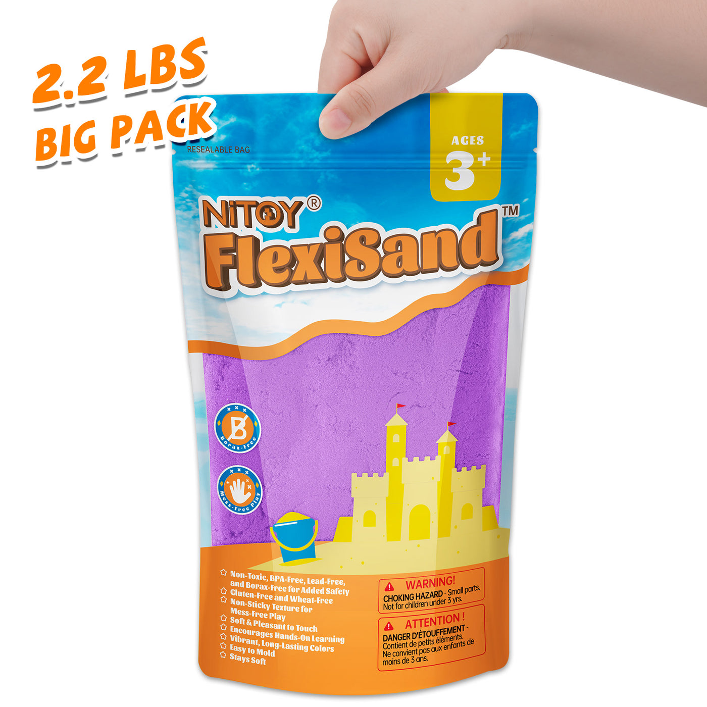 2.2 Lbs Flexisand (Purple)