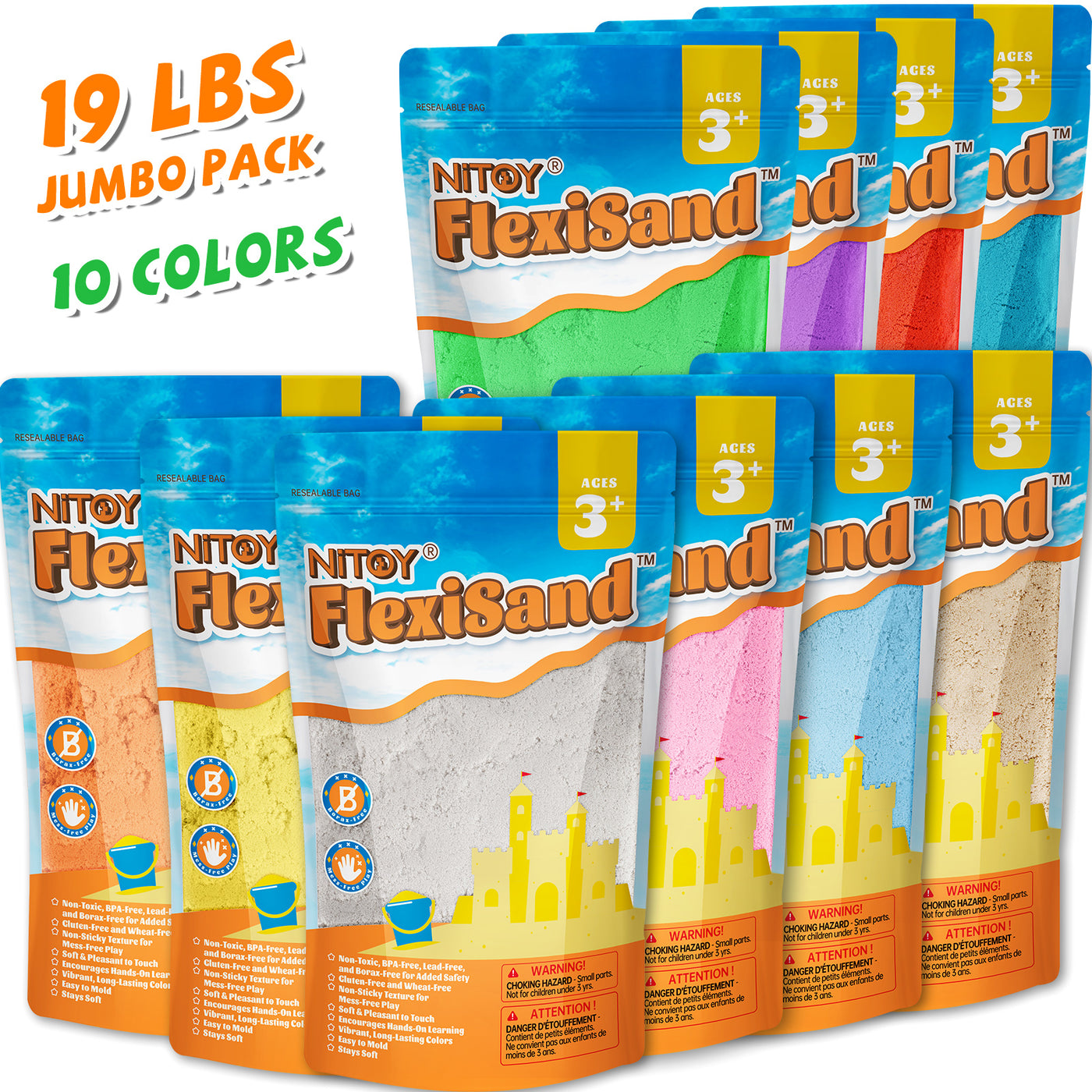 19 Lbs Flexisand (10 Color)