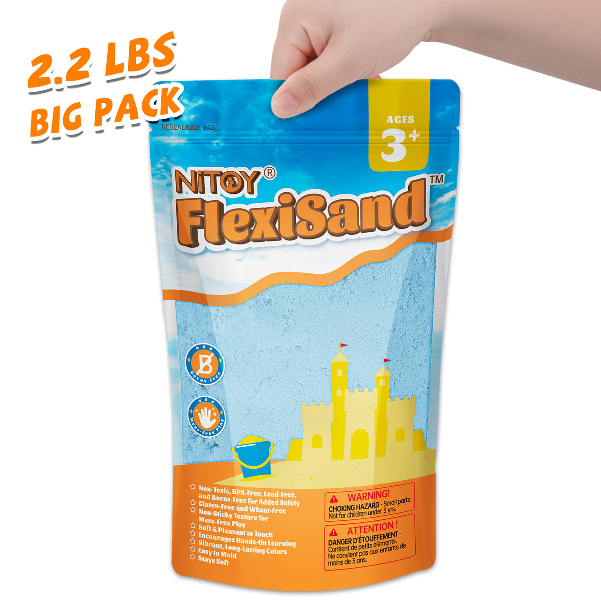 2.2 Lbs Flexisand (Light Blue)