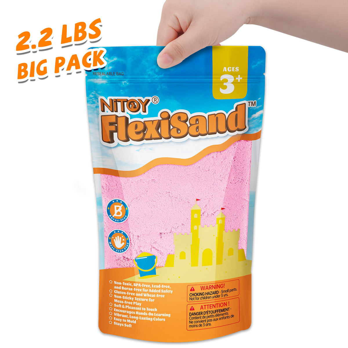 2.2 Lbs Flexisand (Pink)