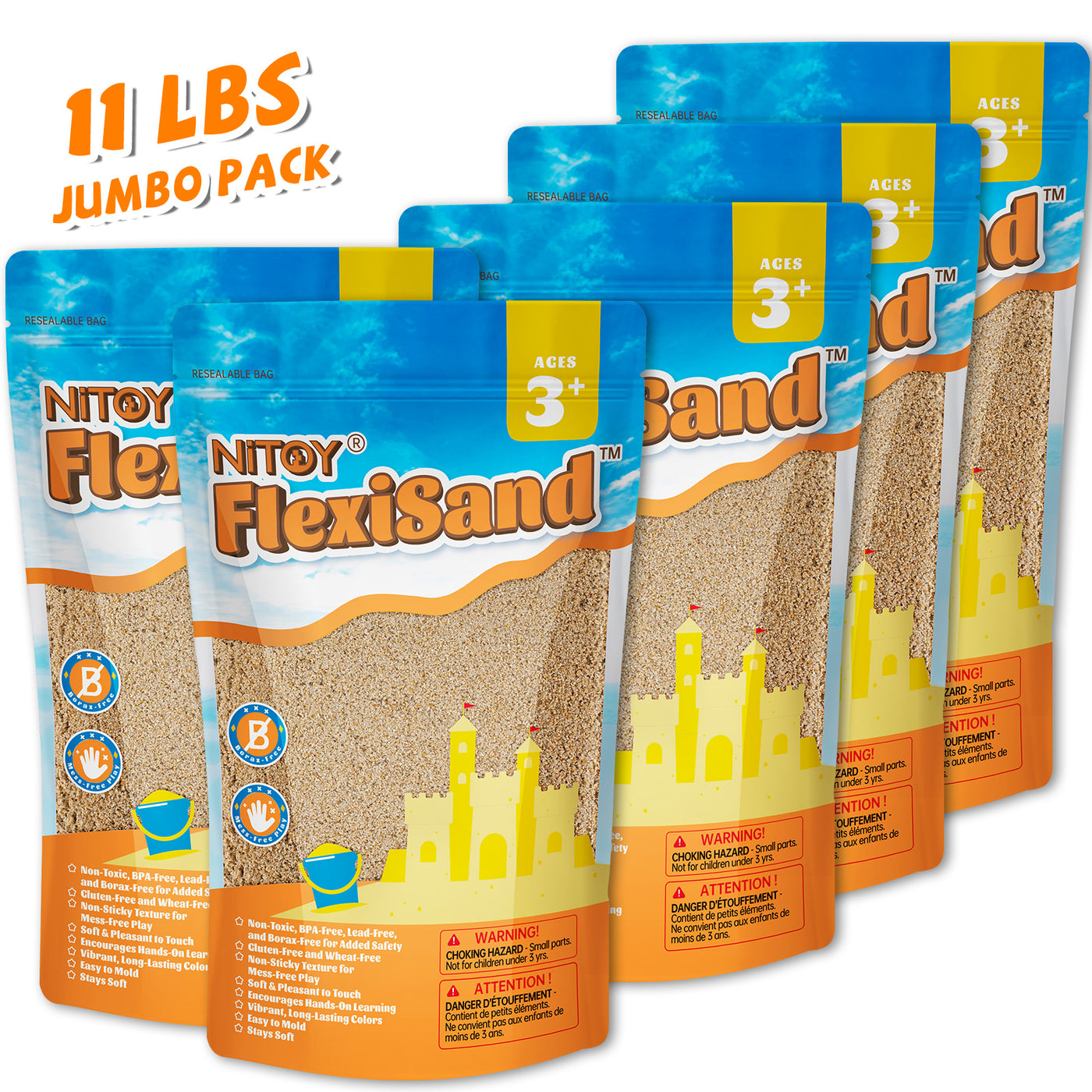 11 Lbs Flexisand (Dark Yellow)