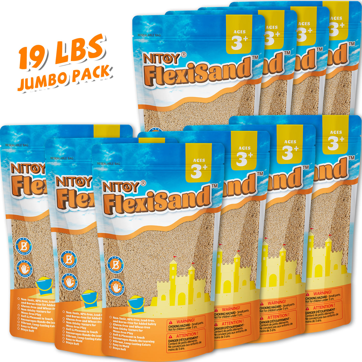 19 Lbs Flexisand (Dark Yellow)