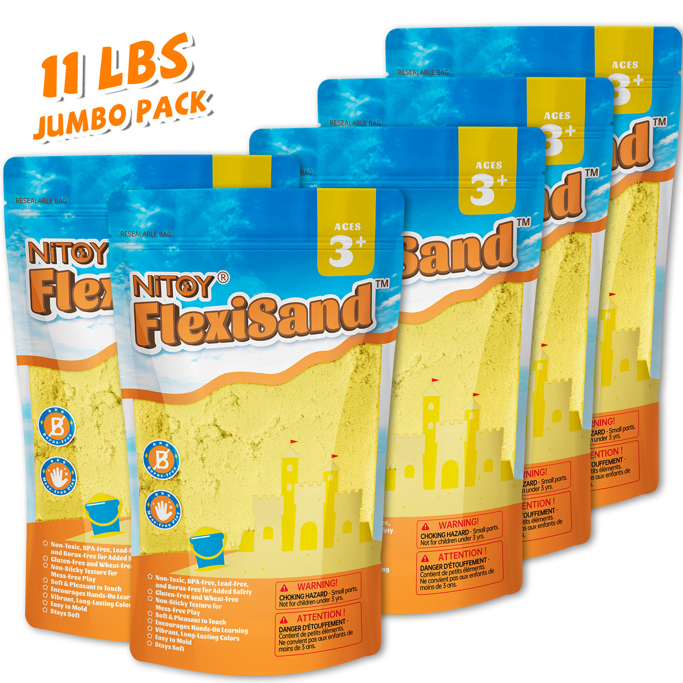 11 Lbs Flexisand (Yellow)