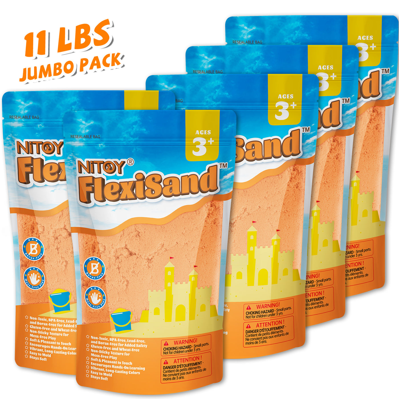 11 Lbs Flexisand (Orange)