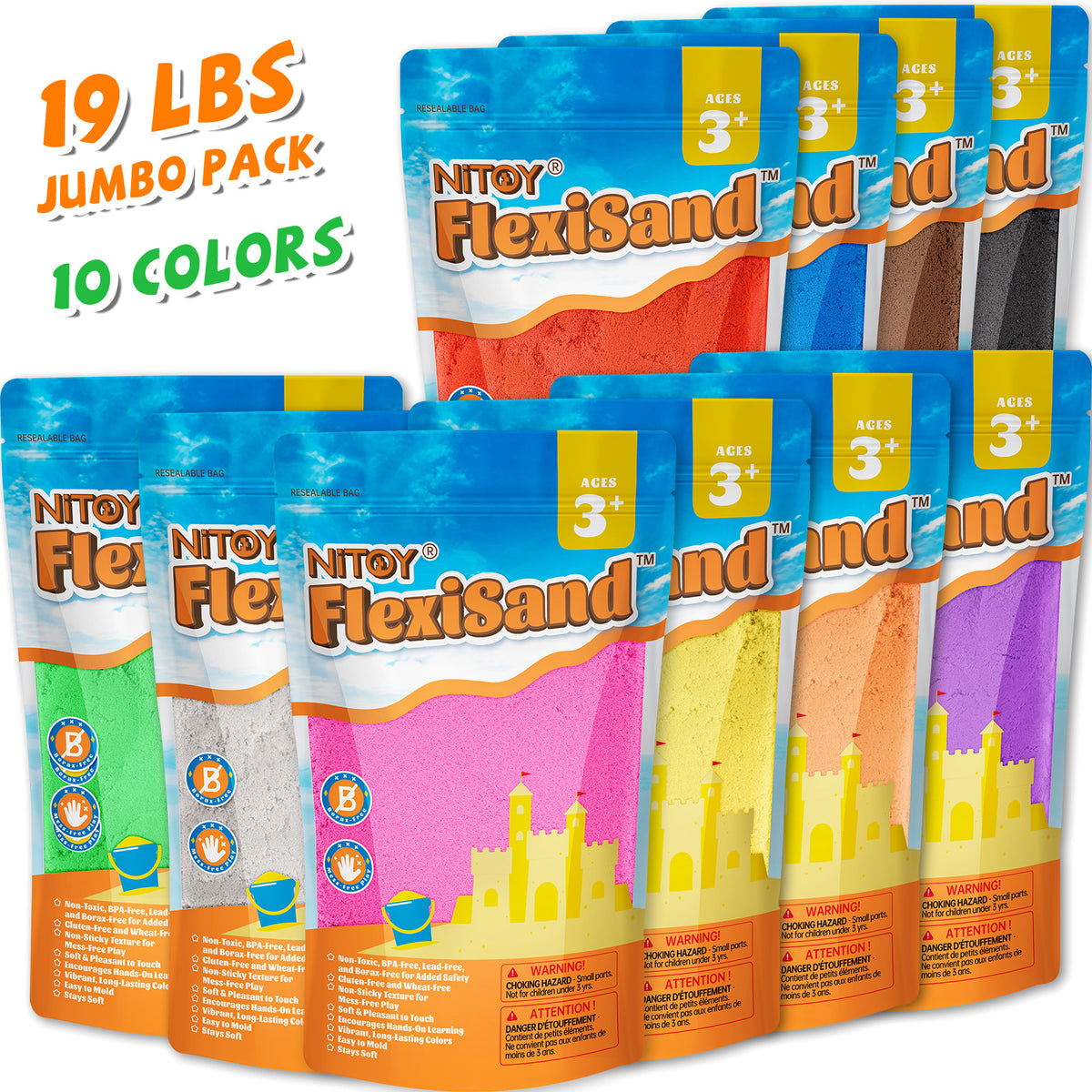 19 Lbs Flexisand (10 Dark Color)