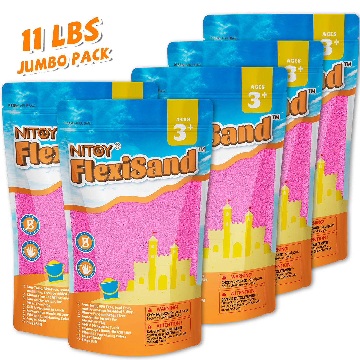 11 Lbs Flexisand (Hot Pink)
