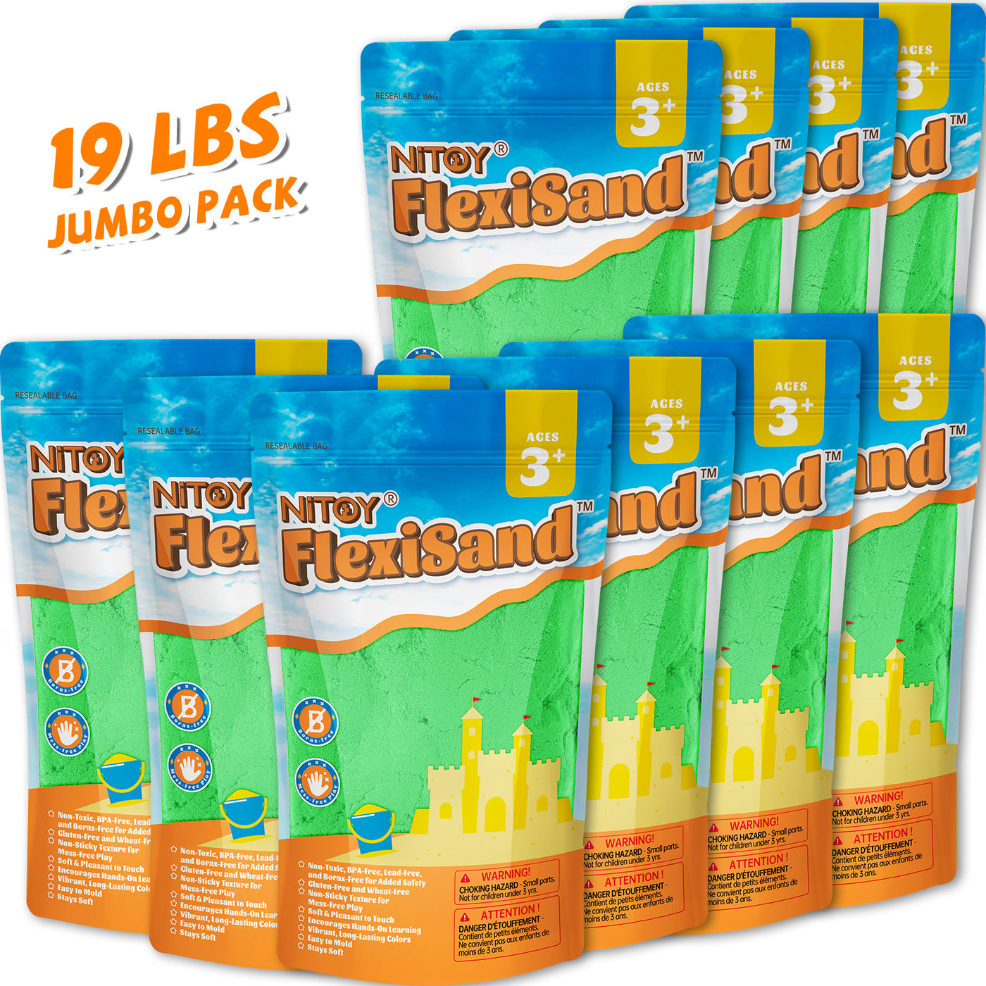 11 Lbs Flexisand (Green)